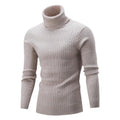 Wholesale Mens Turtleneck Sweater Autumn Winter Men's Rollneck Slim Warm Knitted Sweater for Keep Warm Men Jumper