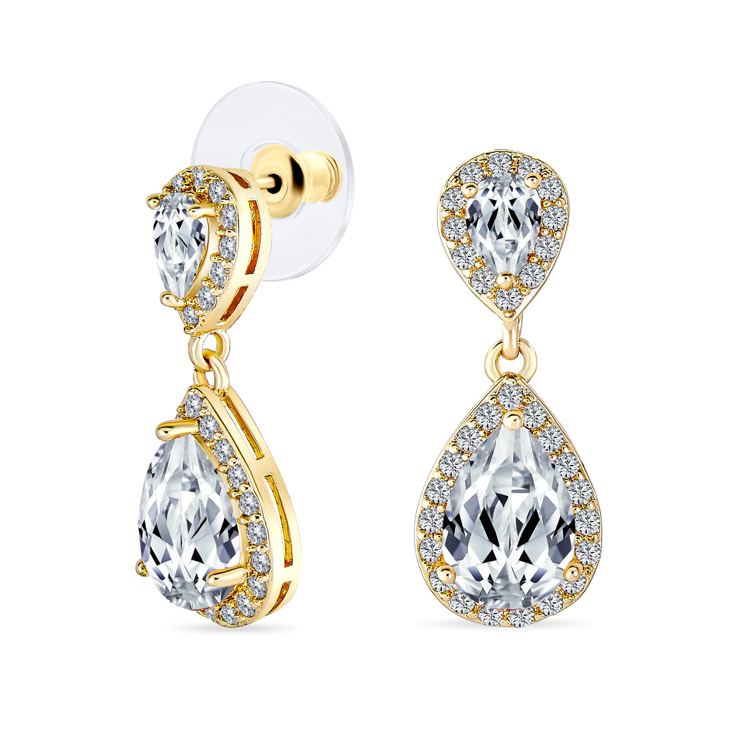 14k Gold and CZ Jewelry Best Birthstone Jewelry for Momdelicate Birthstone Earrings