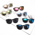 New Fashion Colorful Lens Hand Polish Frame Child Lunettes De Soleil Pour Enfants 2022