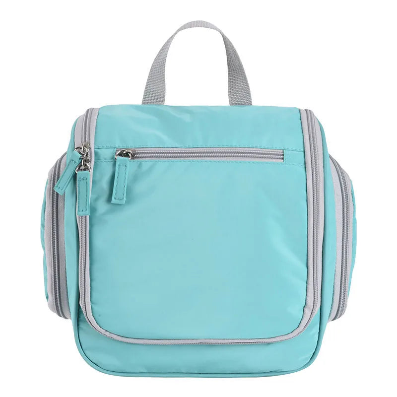 Hot Sale Portable Make up Travel Bags Dry and Wet Separation Toast Cosmetic Bag Large Capacity Wash Bags with Side Pockets