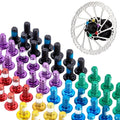 12PCS Bicycle Disc Brake Rotor Bolts T25 M5x10mm MTB Bike Alloy Steel Disc Brake Rotor Fixing Screws