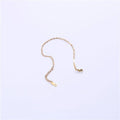 Fenny 18K PVD Gold Plated Wholesale Waterproof Permanent Simple Water Ripples Chain Stainless Steel Bracelet Trendy for Women