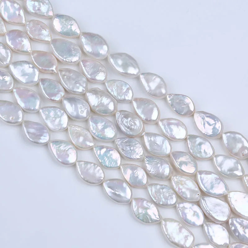 Zhuji Pearl 9-11mm Clover Shape Irregular Baroque Freshwater Pearl Loose Beads