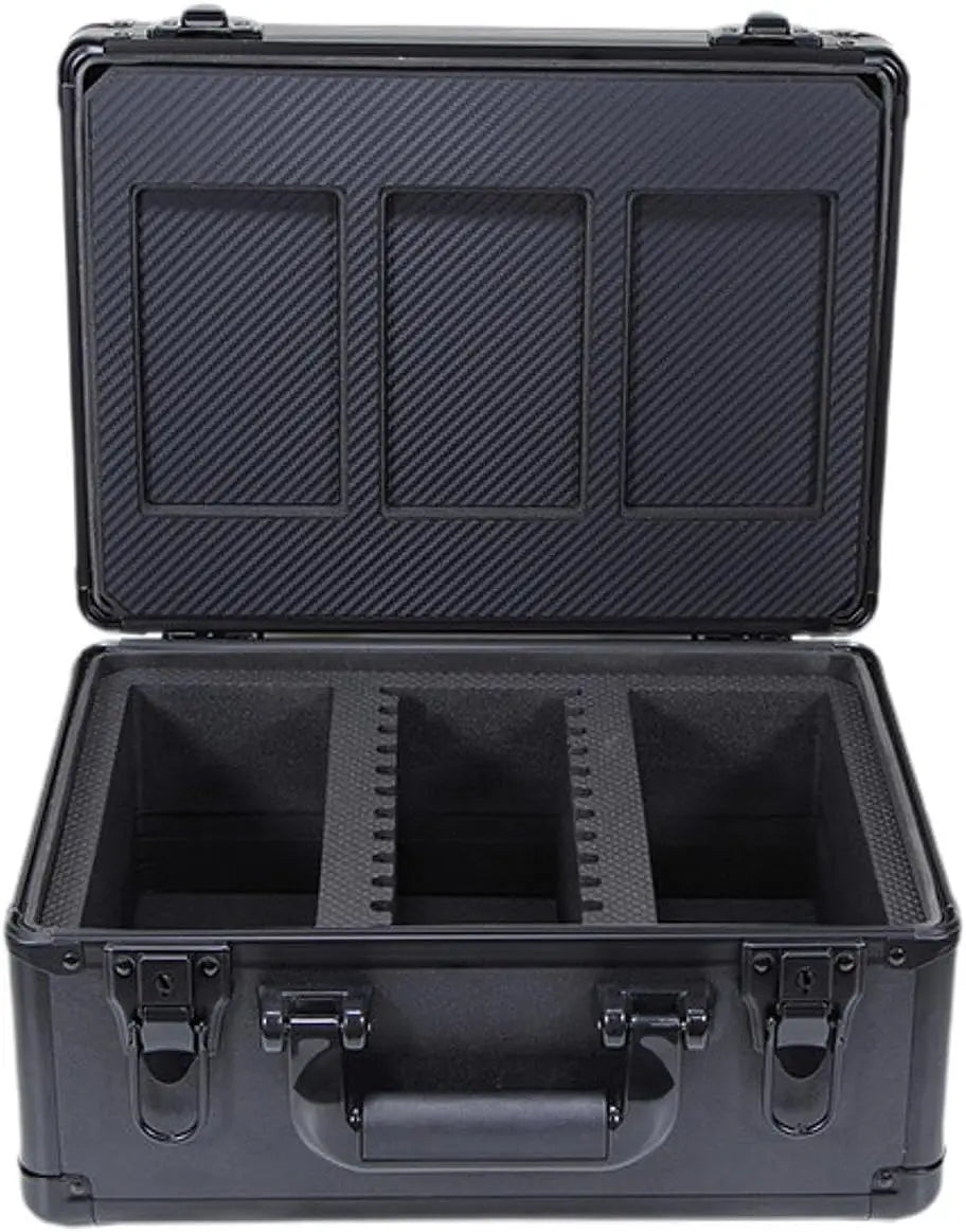 Durable Aluminum Frame Trading Card Storage Box Graded Card Slab Carrying Case Adjustable Stand IP65 Rated OEM/ODM Customizable