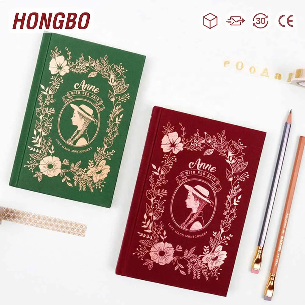 Top Selling A5 Hardcover Daily Journal Business Organizer Fabric Spiral Printed Free Sample Wholesale Gift Diary