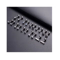 Tiny Stud Earring Set Stainless Steel Heart Cross Star Triangle Moon Ball Disc CZ Geometric Small Screw Flat Back Stud Earrings