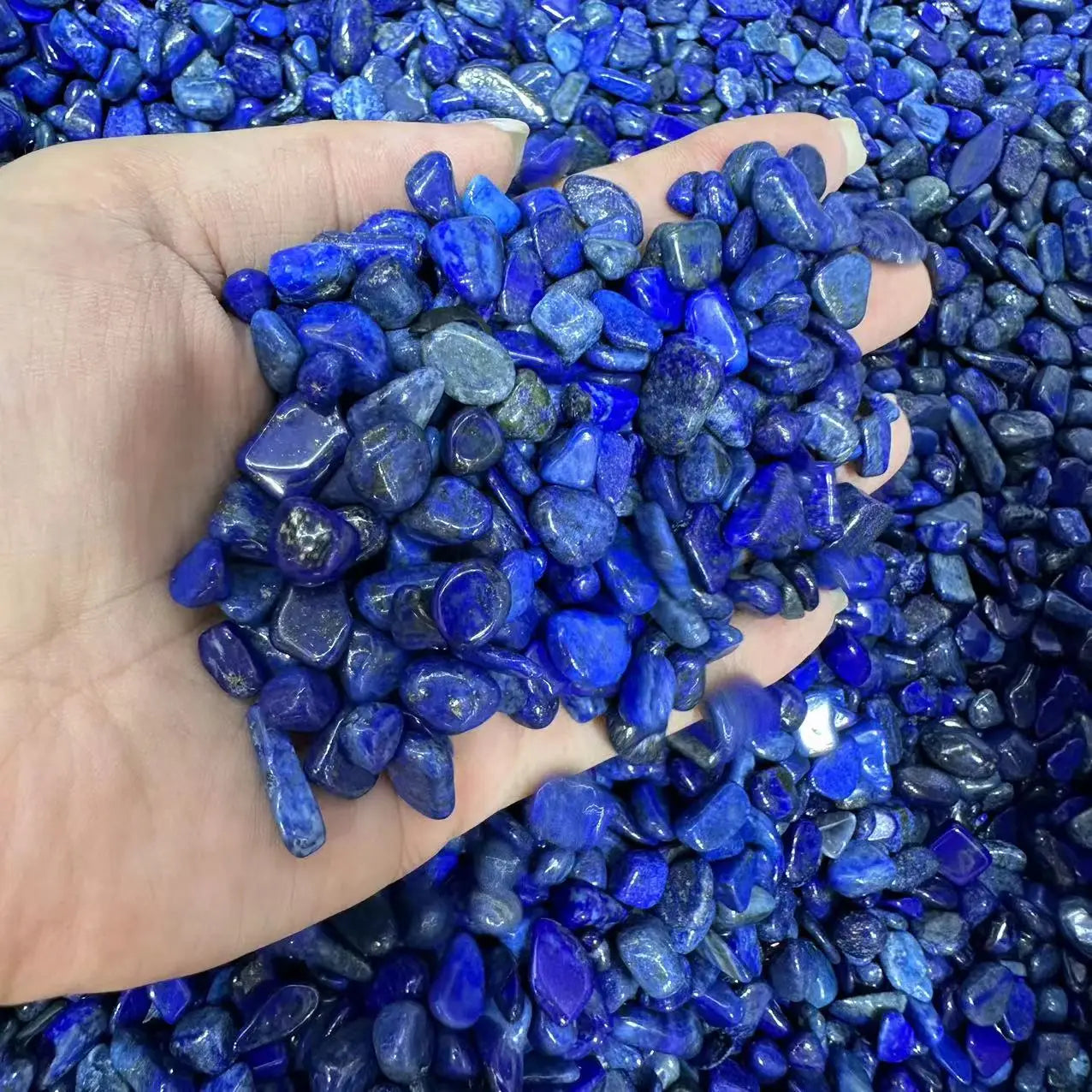Wholesale Rough Quartz Tumbled Gravel Raw Rocks FenShui Reiki Gemstones and Crystals Chips Bulk Healing Lapis Lazuli Natural St