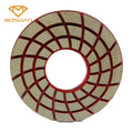 7 Inch Spiral Concrete Ceramic Bonded Transitional  Polishing Pads