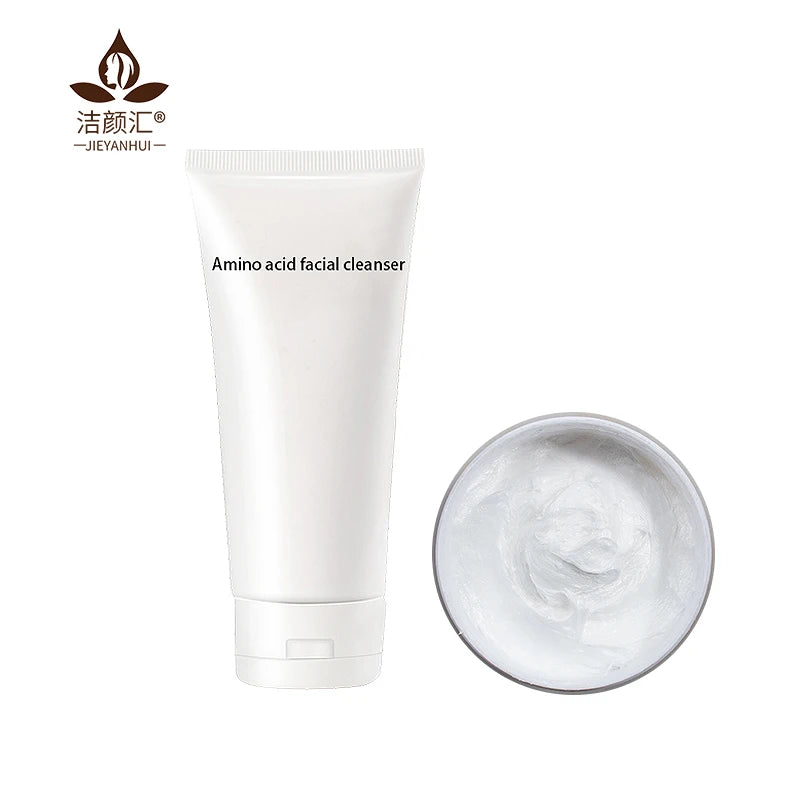 OEM Japan Imported Amino Acid Foam Facial Cleanser Deep Cleansing  Foaming Face Wash for Oily Skin