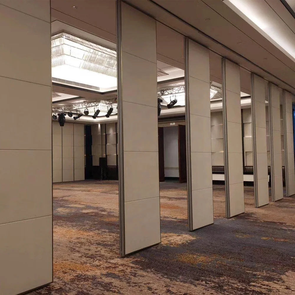 Customizable Design Options Durable Soundproof Folding Partition Walls for Hospital and School Application