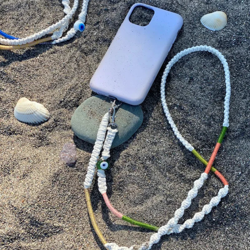 2026 New Ideas 2023 Universal Luxury Eco-Friendly Waterproof Adjustable Paracord Phone Strap Customized Color Nylon Fashion
