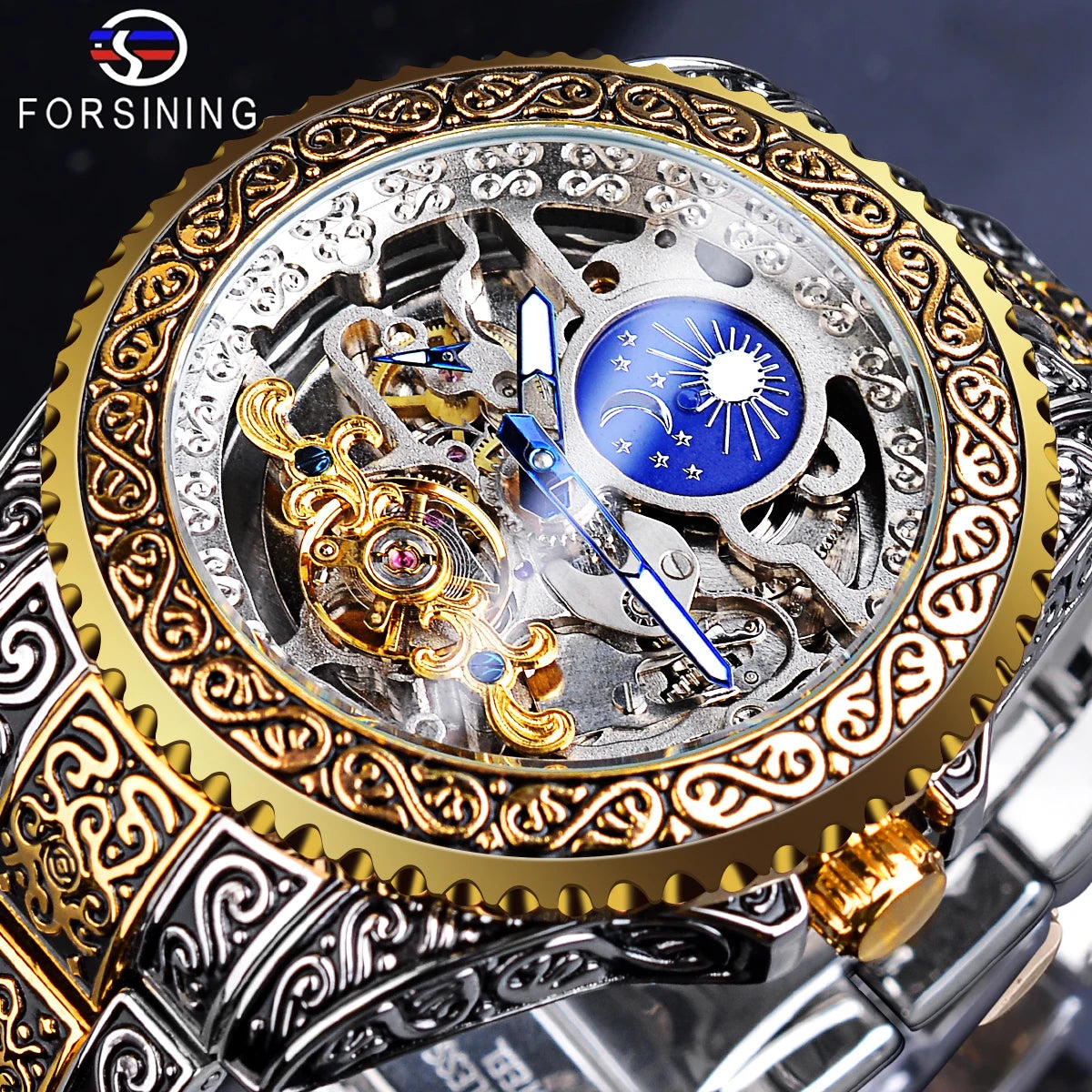 Forsining Luxury Men's Wristwatch Mechanical Watch Men Automatic Casual Waterproof Watches Relogio Masculino MegaBDM