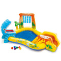 B02 Wholesale INTEX 57444 Dinosaur Play Center Water Park Inflatable Swimming Pool Slides Sprinkler Pool Dinosaur Play Center