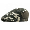 MIO New Arrival Breathable Beanie Beret Hats Camouflage Fashion Washed Newsboy Ivy Hats for Women and Men
