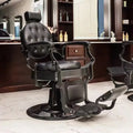 Vintage Reclining Heavy Duty Hydraulic Pump Hairdressers Chair Beauty Salon Barber Chair for Man