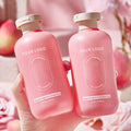 Factory Private Label Woman Body Whitening Daily Use Shower Gel Liquid Cleansing Moisturizing Gel with Peach Fruit Fragrance