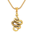Fashion Men's Jewelry Animal Snake Pendant Stainless Steel Necklace for Man