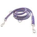 Designer Hands Free Strong Training Rope Dog Lead with Clips