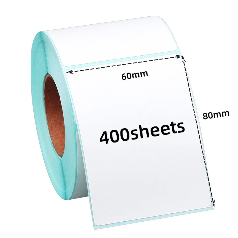 Factory Customized High Self-Adhesive Waterproof Direct Thermal Shipping Label Sticker Heat Sensitive Adhesive Paper for