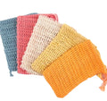 Zero Waste Eco-friendly Cotton Sisal Soap Bags Colored 100% Natural Organic Reusable