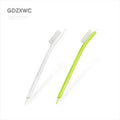 Multi Functional 2-in-1 Long Handle Kitchen Cleaning Brush with PBT Bristles Lightweight Plastic Design 210mm 2 Colors