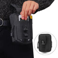 Drop Ship Sports Multi-Purpose Poly Tool Holder Tactical Molle EDC Pouch Utility Gadget Belt Waist Bag with Cell Phone Holster