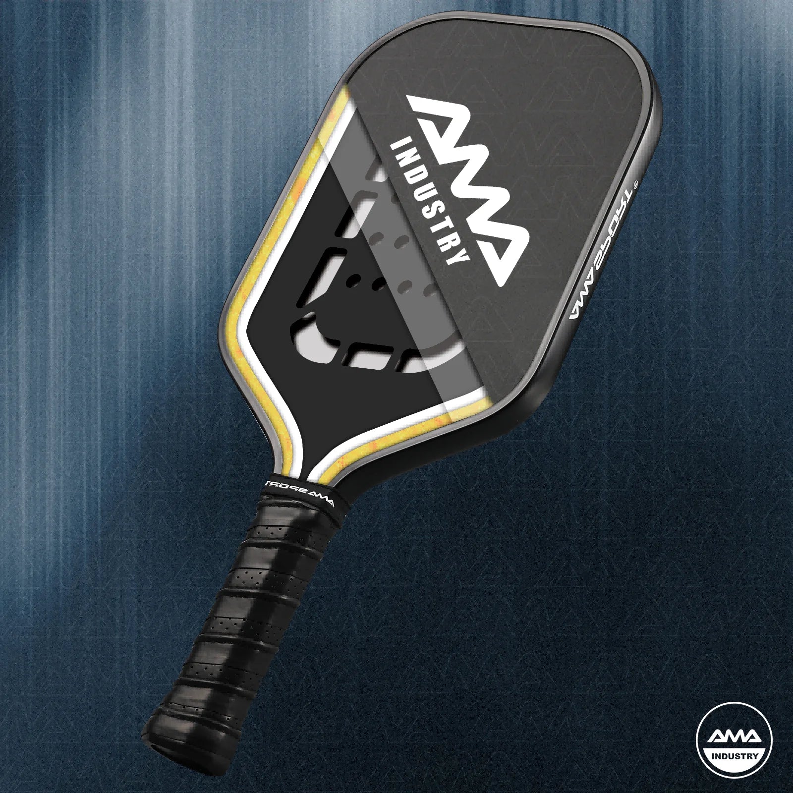 2024 AMASPORT Custom Powerful  T700 Carbon Fiber Friction Air Dynamic Pickleball Paddle Rackets Durable High Adult Training