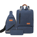 Wholesale Multifunction Large Capacity School Backpack Daily Life Backpack 3 Pieces Business Laptop Bags Set
