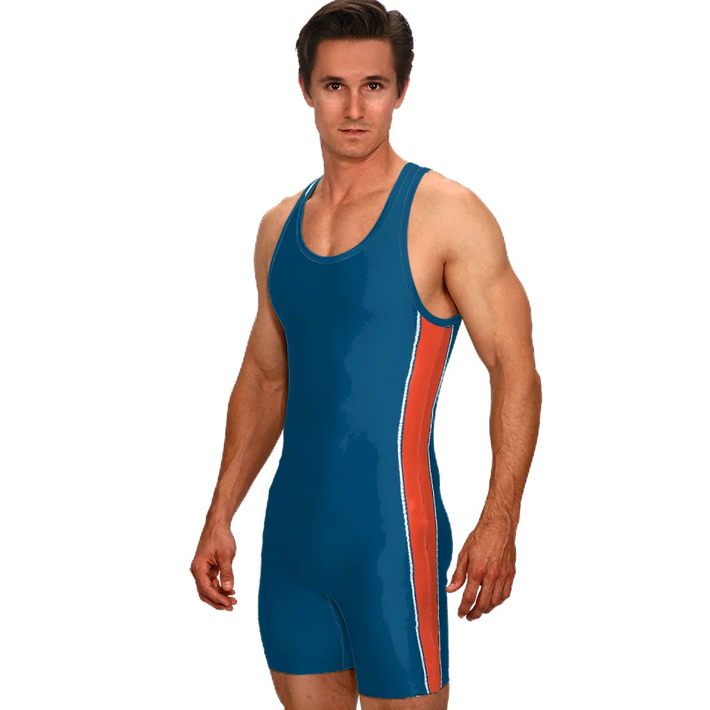 Hight Quality Wholesale Custom USA Wrestling Singlet Sublimation Printing for Men 6XL