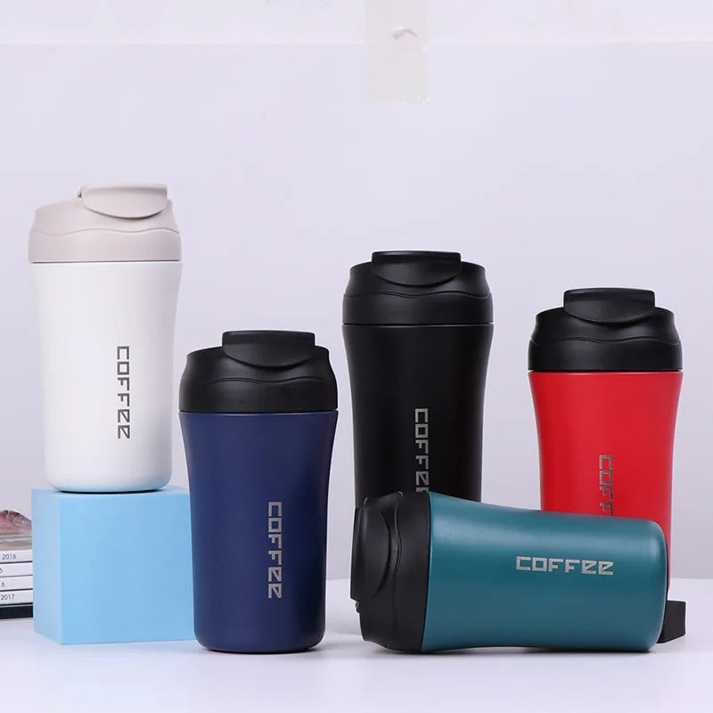 Stainless Steel Sports Water Bottle High Double Wall Vacuum Flask BPA Free Eco-Friendly Portable Minimalist Design for Travel
