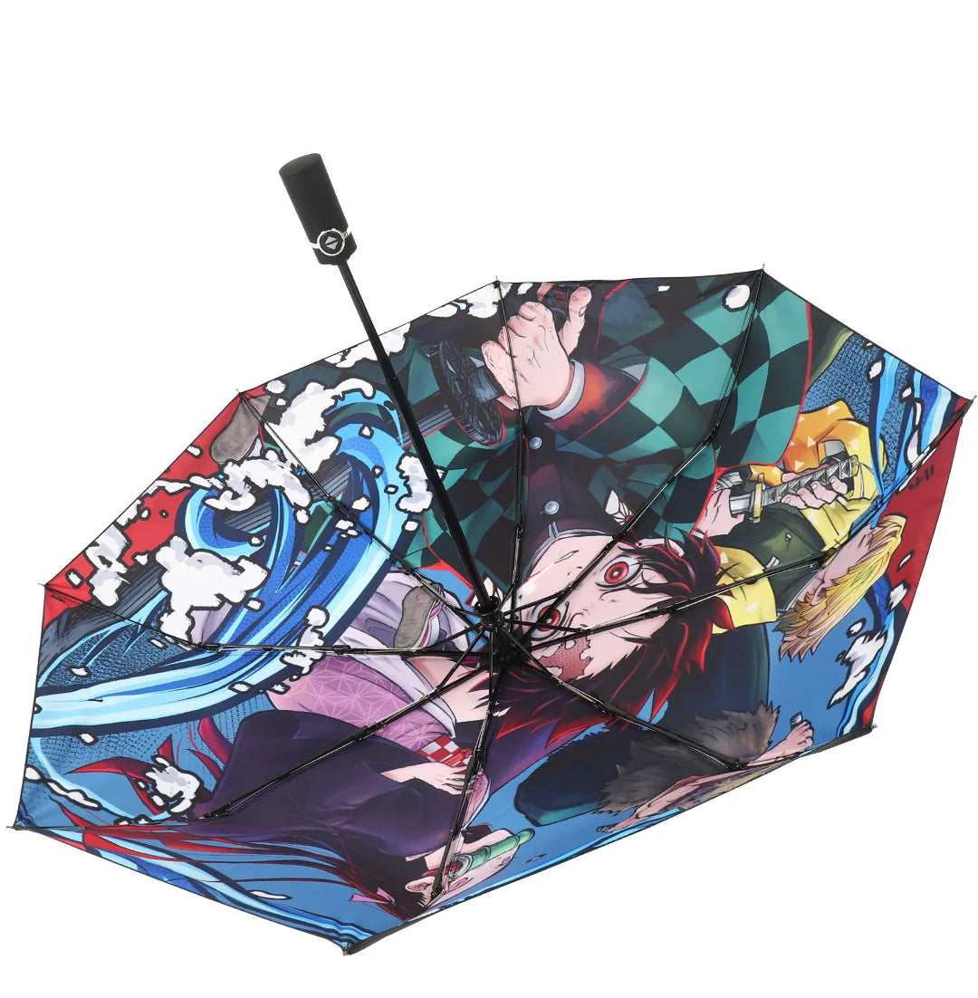 Hot Japanese 3 Folding Umbrella Custom Print Digital Printing Umbrella Uv Umbrella