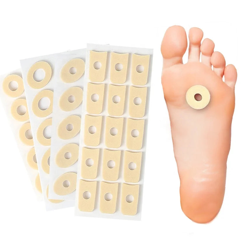 Soft Foam Callus Cushions Toe and Foot Protectors Corn Cushions Toe Pads for Feet Toes Heel or Side of Foot Callus Pads HA00965
