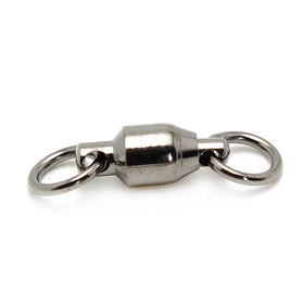 Stainless Steel Big Game Ball Bearing Fishing Swivel With Solid Ring Saltwater Fishing Swivel Snap Hook