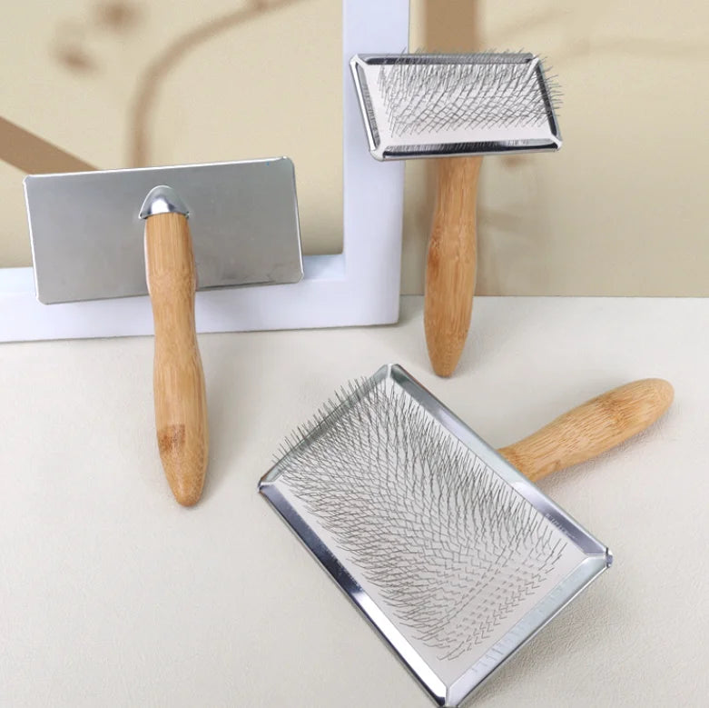 Eco-Friendly Stainless Steel Pet Grooming Combs Simple Style Wool Needle Combs for Cats and Dogs