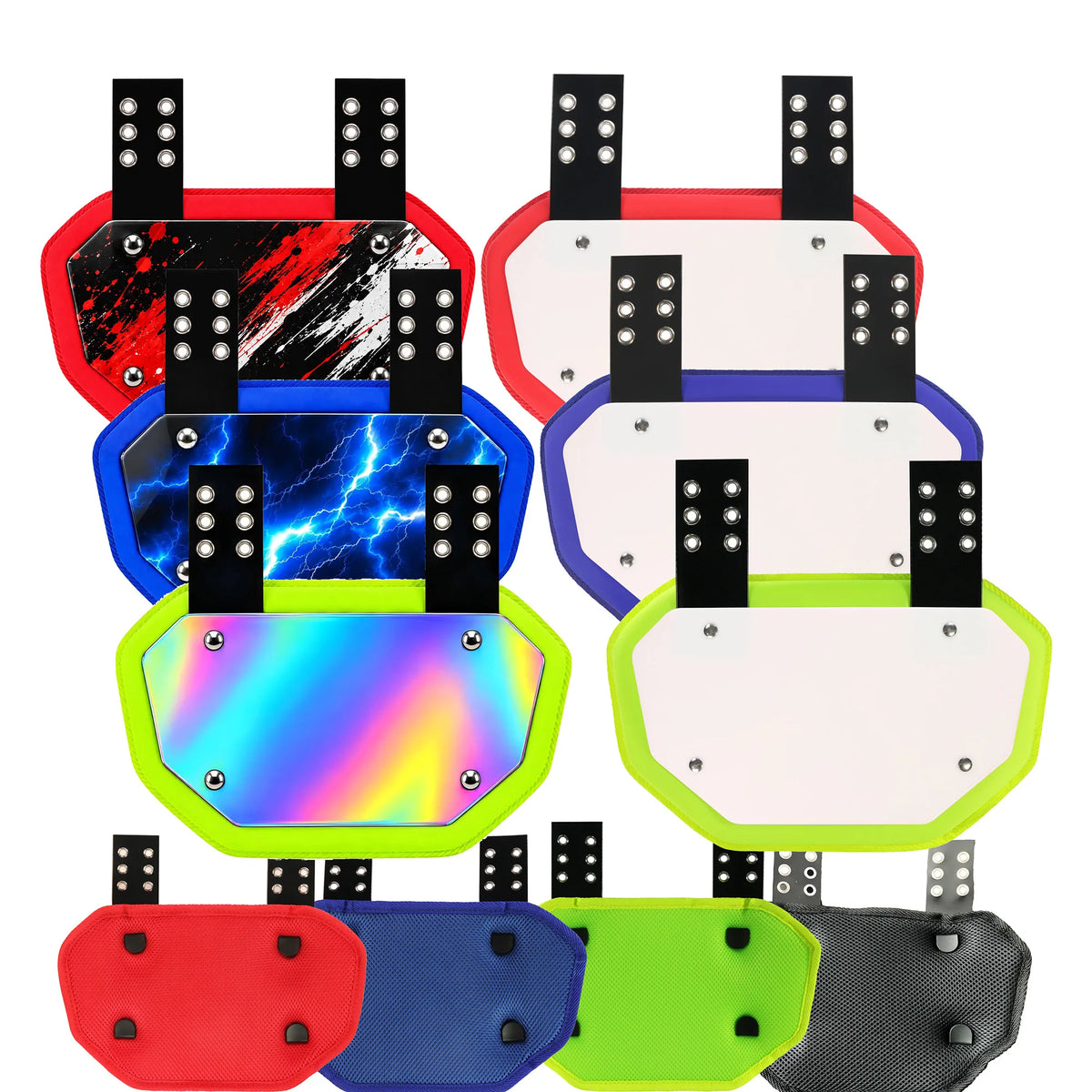 Football Back Plate Backplate OEM LOGO Printing Back Pad Spine Sideny Protector MegaBDM