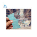 Transparent Holograms for Magnetic PVC Cards with Digital Printing and Clear Window Film Waterproof Business Cards