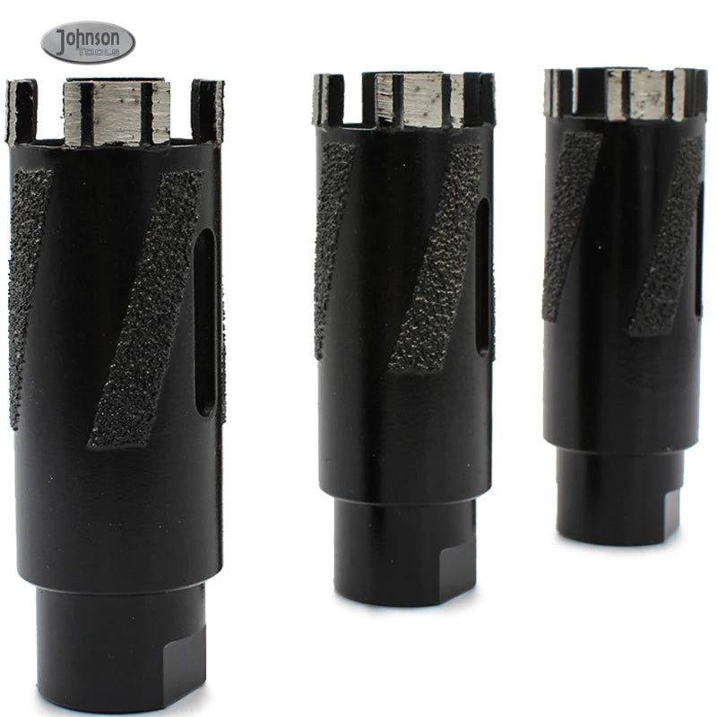 Laser Welded M14 Thread 32mm 1-1/4" Diamond Segment Core Drill Bit Dry Use for Granite Stone Limestone