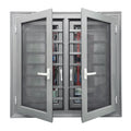 Customizable Professional Design Double Glazed Aluminium Casement Windows Modern Swing Style with Screen