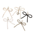 Cute Sweet Beaded Crystal Lanyard Mobile Phone Chain Cell Earphone case Purse Charms Pendant Pearl butterfly Bow Heart Keychains