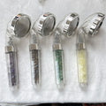 Wholesale Natural Gravel Stones Filters Spiritual 7 Chakra Crystal Handheld Shower Head