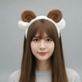 E0040 Cute Plush Sheep Horn Headband Theme Park Headbands Parent-Child Activities Theme Parties & Kids' Performances