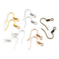 100pcs/lot 20x17mm DIY Earring Findings Earrings Clasps Hooks Fittings DIY Jewelry Making Accessories Iron Hook Earwire Jewelry
