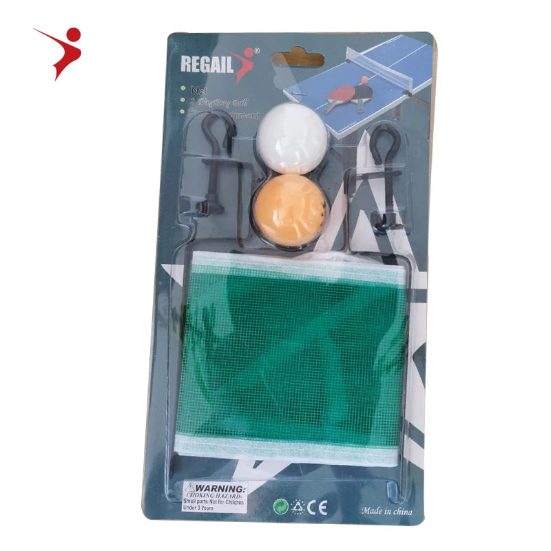 2022 Hot Selling Simple Table Tennis Net Table Tennis Post + Net + 2balls Table Tennis Racket Set Auxiliary Equipment for Toys