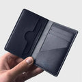 Vegetable-Tanned Leather Card Holder New Year Gift Protective Passport Case for Men