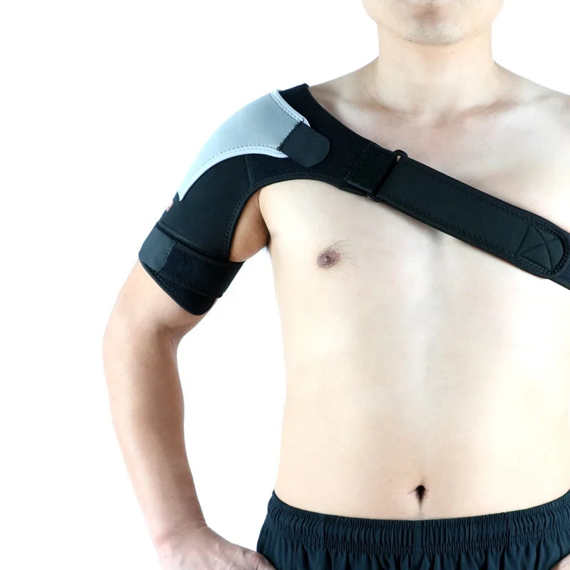Wholesale Neoprene Compression Eco-Friendly Adjustable Shoulder Support Brace Football Shoulder Pads Black Unisex All Seasons