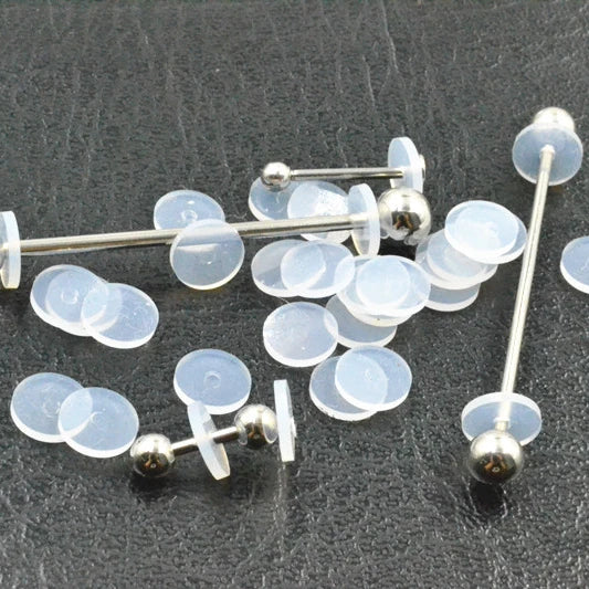 Gaby Anti-hyperplasia Indention Eliminate Polyps Small Flying Saucer Medical Silicone Lip Ring Earring Piercing Accessories