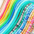 Wholesale Colorful Boho Earrings Bracelet Making Accessories Fimo Polymer Clay Spacer Beads