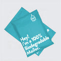 Sustainable Packaging Silver-Poly-Mailer-Bags Biodegradable Bio Degradable Reusable Poly Custom Mailing Bags 54*60Cm With Logo