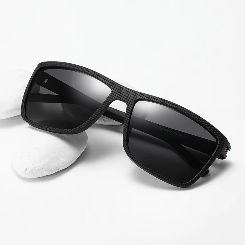 C2735 New Arrival Stock Wholesale Custom logo 2025 Popular Promotion Beautiful Plastic Polarized Sunglasses Women Men