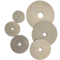 100mm 4 inch dry or wet diamond 3 step polishing pads premium diamond polishing disc for granite marble concrete